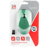 Мышь Gembird MUSW-111-GRN фото 1